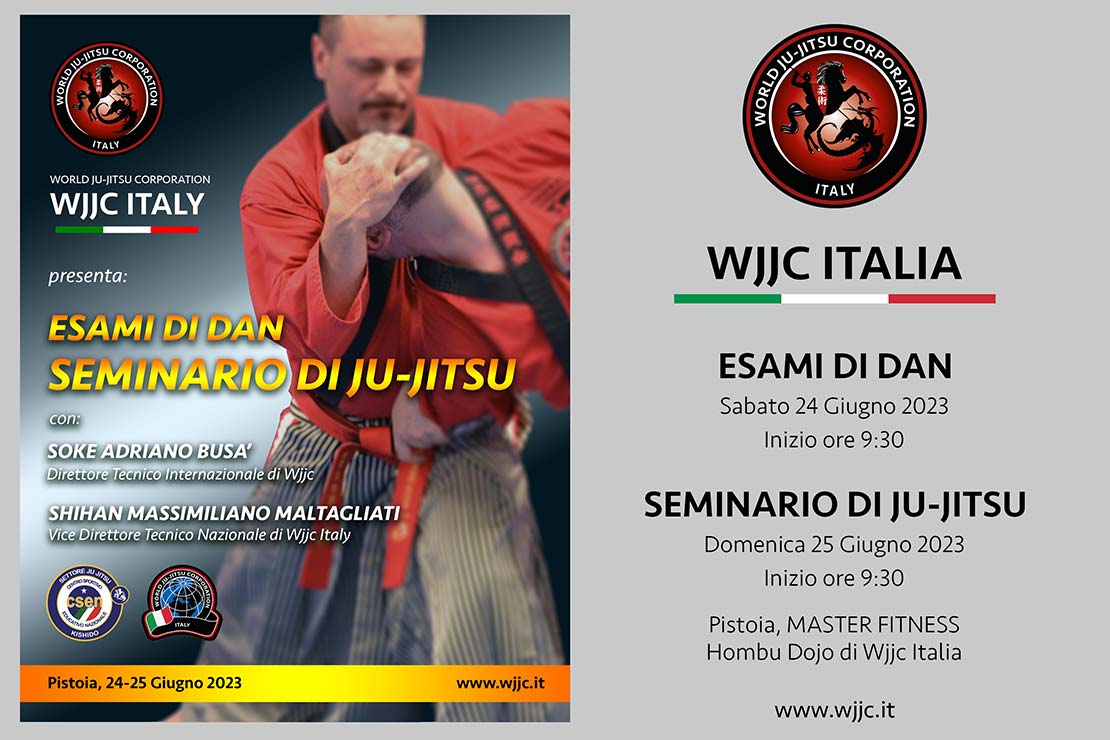 WJJC ITALIA - Esami di Dan e Seminario di Ju-Jitsu