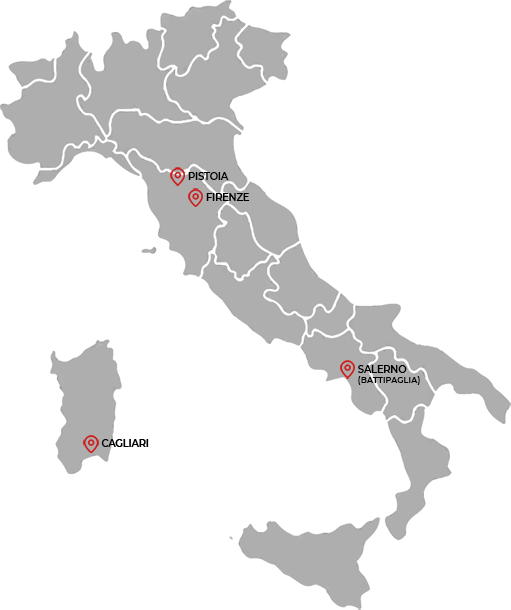 Mappa Scuole WJJC in Italia